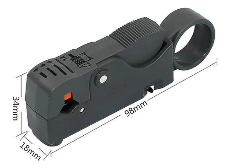ALICATE HERRAMIENTA PELACABLES COAXIALES MEDIDAS 2/6/7/11 - 3