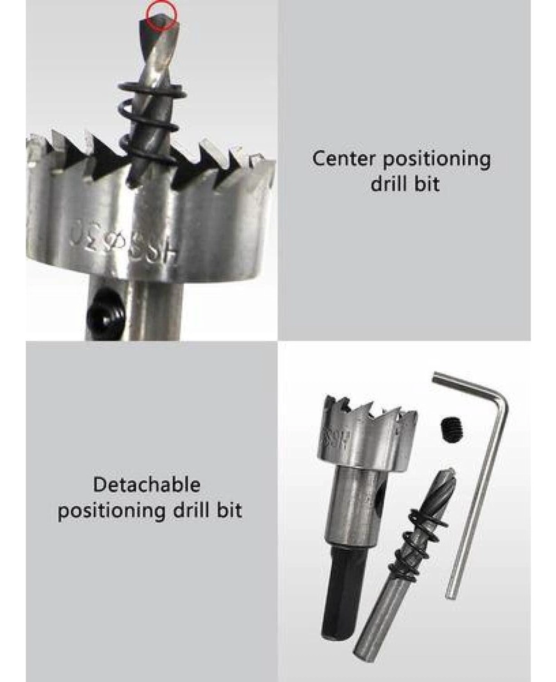 SET BROCAS CIRCULAR SACABOCADO HSS METAL 16-18.5-20-15-30MM - 7