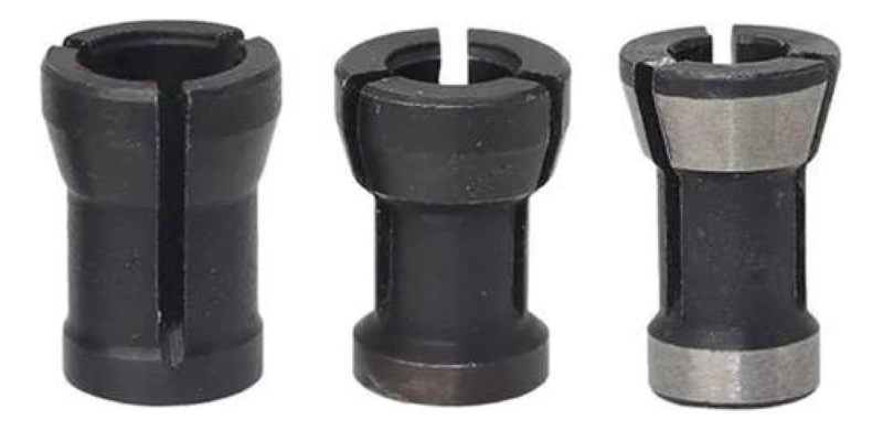 3 ADAPTADORES DE FRESA BROCA PARA 1/4 PULGADA, 6, Y 8 MM - 1