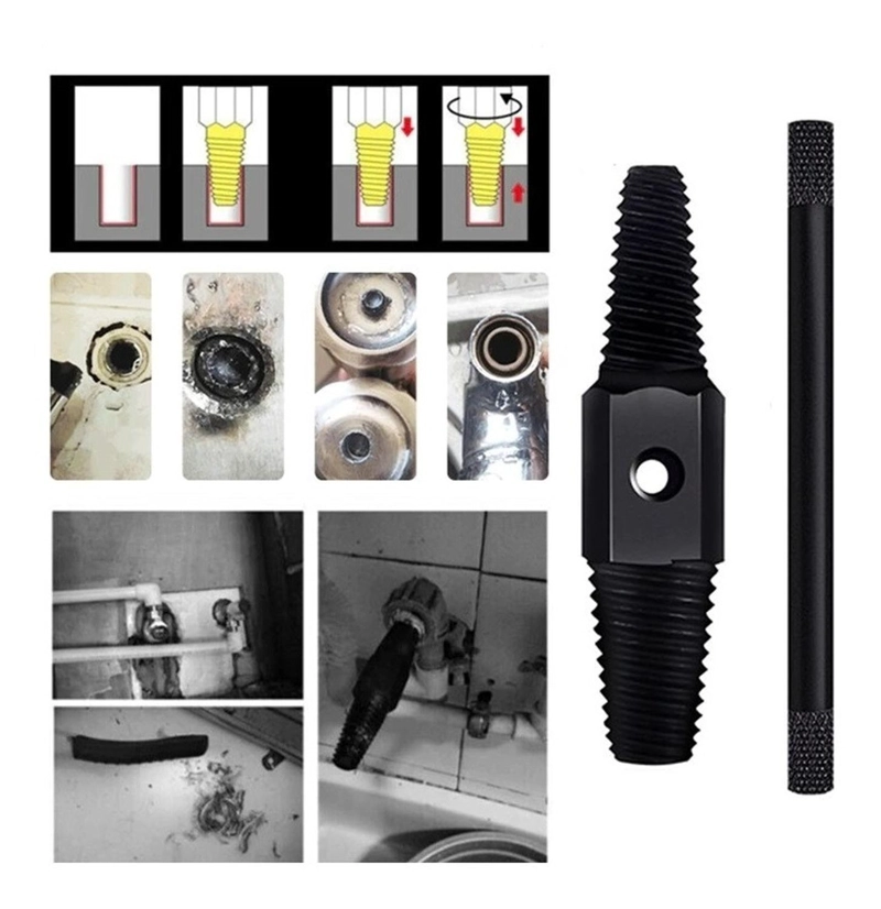 EXTRACTOR TORNILLOS PERNOS RODADOS DOBLE 1/2 3/4 - 2