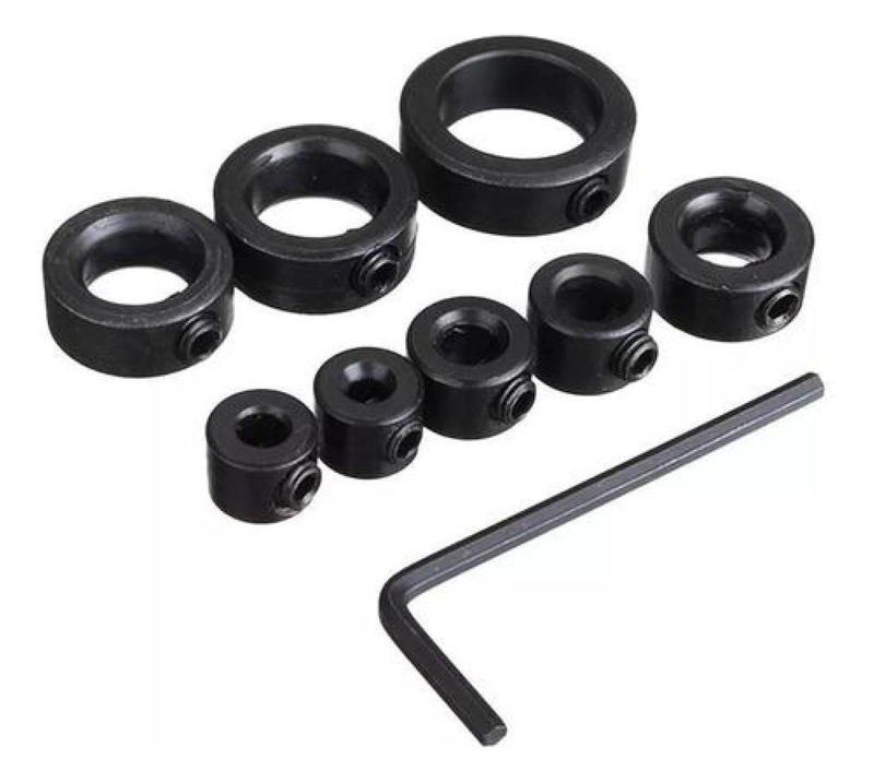 JUEGO 8 U. TOPES PARA BROCAS 3-16MM GUIA TARUGO CARPINTERIA - 2