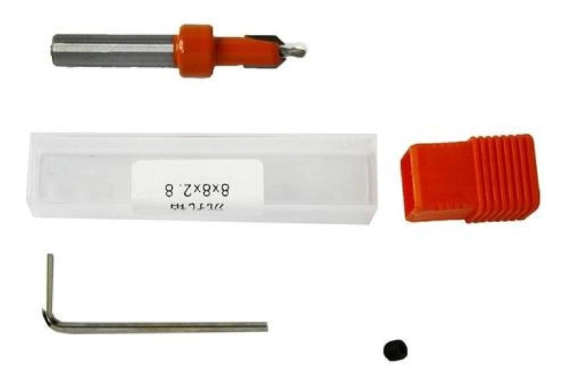 SET 5 BROCAS AVELLANADO 1/2 PARA ROUTER CARPINTERÍA 2.8-4 MM - 6