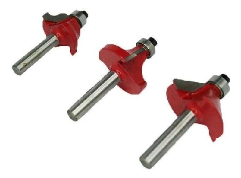 JUEGO DE 15 BROCAS FRESAS MADERA ROUTER 1/4 CORTE DESBASTE - 6