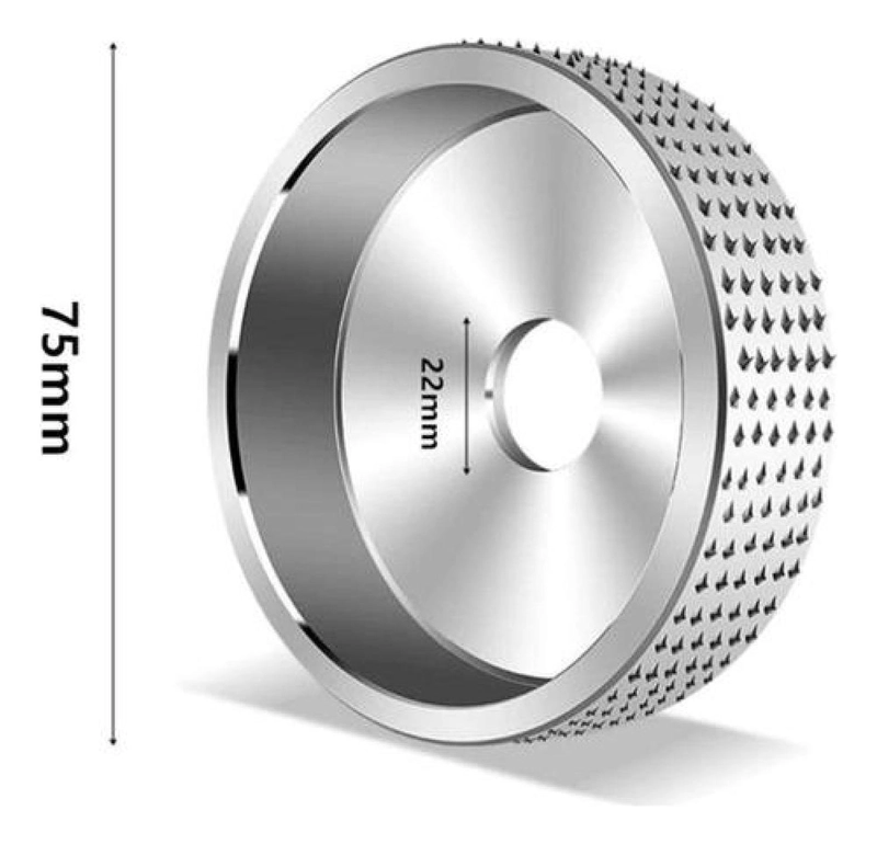RUEDA DISCO ABRASIVO PARA MADERA ESTÁNDAR CHILENO ESMERIL - 2