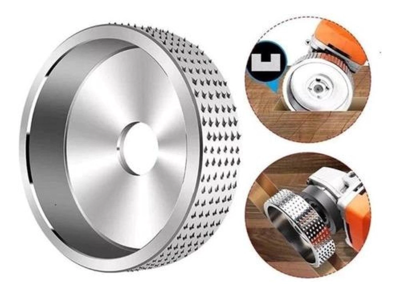 RUEDA DISCO ABRASIVO PARA MADERA ESTÁNDAR CHILENO ESMERIL - 3