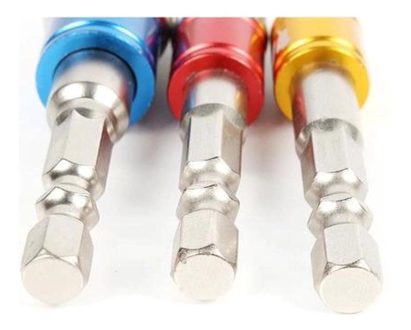 SET 3 ADAPTADORES DE DADOS TALADRO EXTENSIÓN 1/4 3/8 1/2 - 3