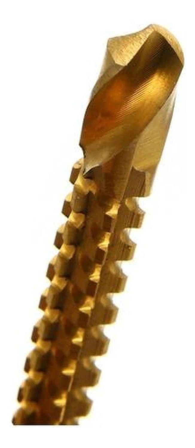 JUEGO 6 PCS BROCAS DE CORTE Y PERFORACION HSS FRESADORA TUPI - 3