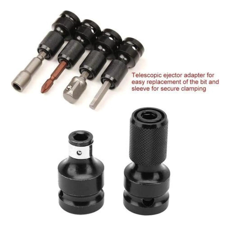 ADAPTADOR DE BROCAS HEXAGONALES LIBERACIÓN RÁPIDA 1/2 1/4 - 6