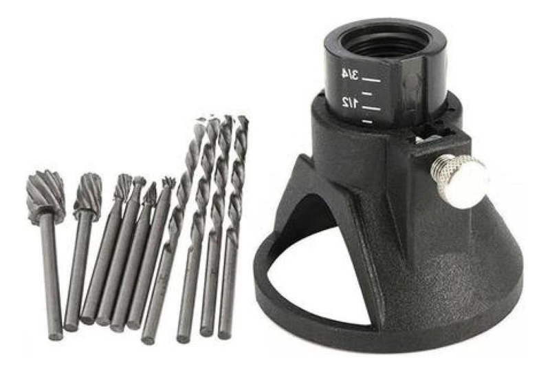 SET DE FRESAS GUIA DE TALLADO DREMEL MINI TALADRO ROUTER - 2