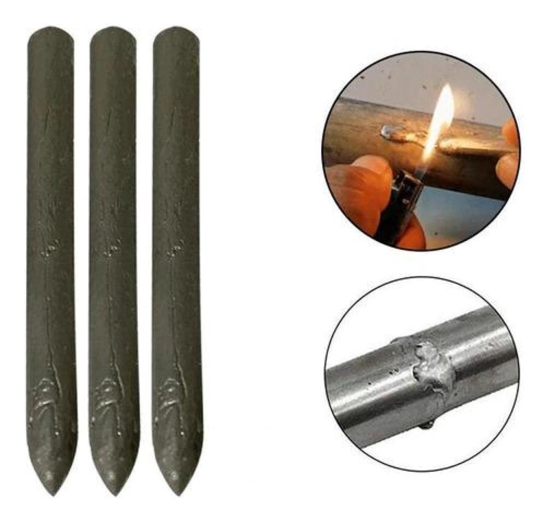 3 BARRAS DE SOLDADURA FACIL RAPIDA ALUMINIO BAJA TEMPERATURA - 1