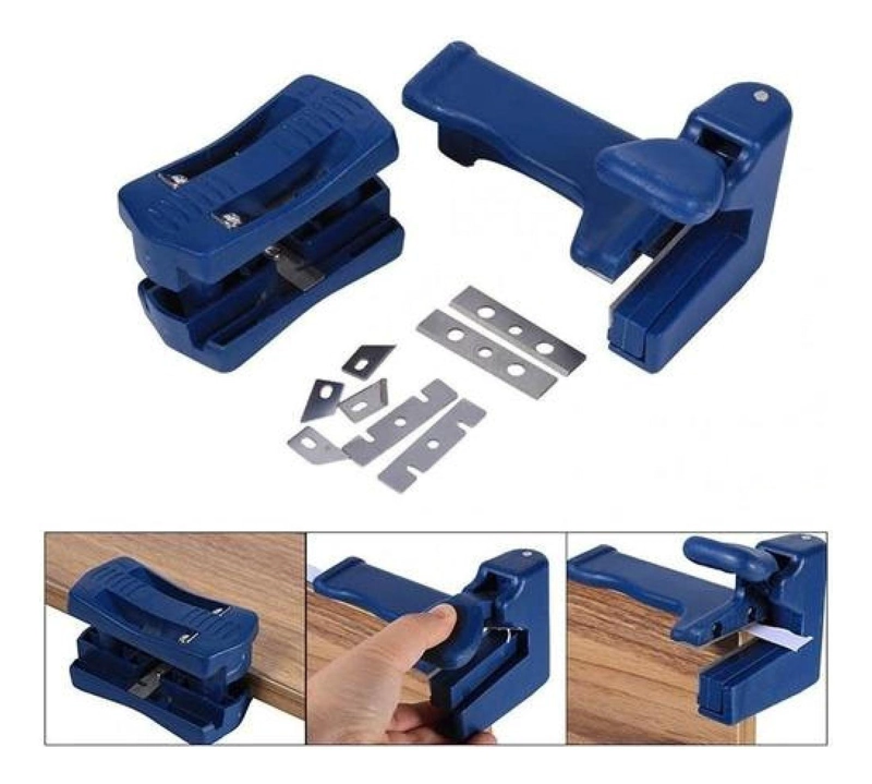 SET HERRAMIENTAS PERFILADOR RECORTADOR TAPACANTOS MELAMINA DOBLE FILO - 2