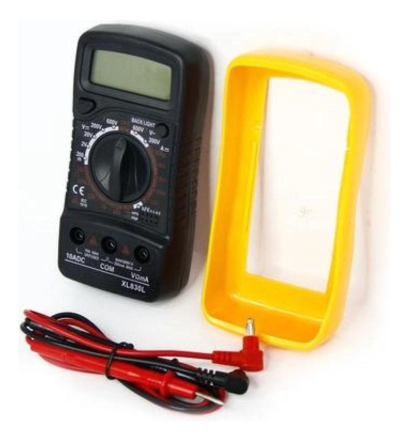 MULTIMETRO PROFESIONAL TESTER PANTALLA DIGITAL LCD + BATERIA - 4