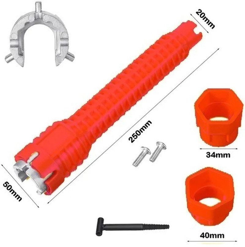 LLAVE MULTI-FUNCION GASFITER INSTALACION/REPARACION GRIFERIA - 6