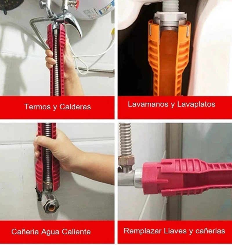 LLAVE MULTI-FUNCION GASFITER INSTALACION/REPARACION GRIFERIA - 7