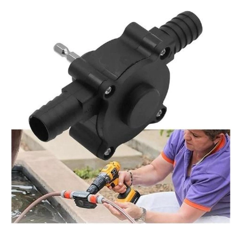BOMBA DE AGUA ACEITE DIESEL PORTATIL PARA TALADRO ADAPTADOR - 2