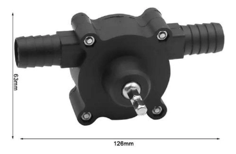BOMBA DE AGUA ACEITE DIESEL PORTATIL PARA TALADRO ADAPTADOR - 5