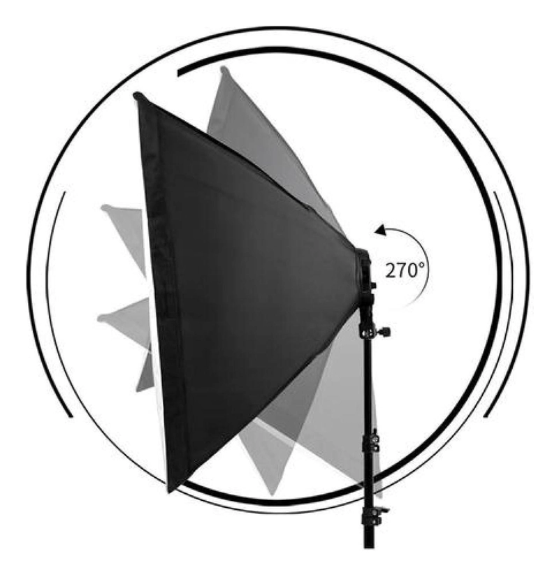 SOFTBOX TRÍPODE CAJA DE LUZ 50X70CM. FOTOGRAFÍA DE ESTUDIO - 8