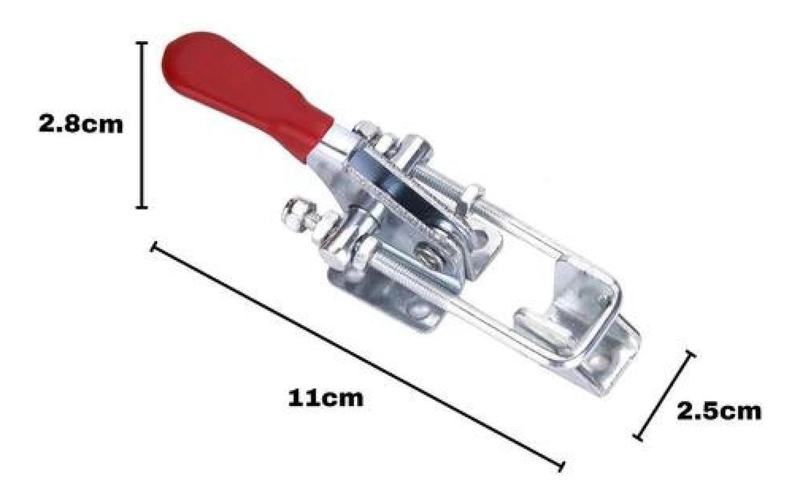 ABRAZADERA SUJETADOR PALANCA LIBERACION RAPIDA 160 KG - 2