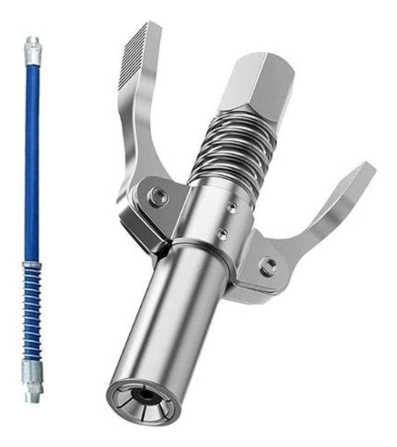 PISTOLA GRASA ALTA PRESION 10000 PSI ACOPLE CONECTOR - 7
