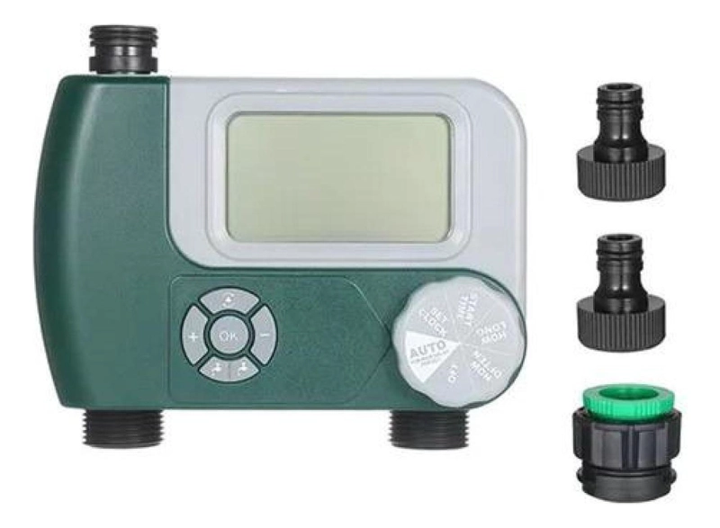 PROGRAMADOR RIEGO AUTOMÁTICO TIMER JARDÍN 2 SALIDAS - 4
