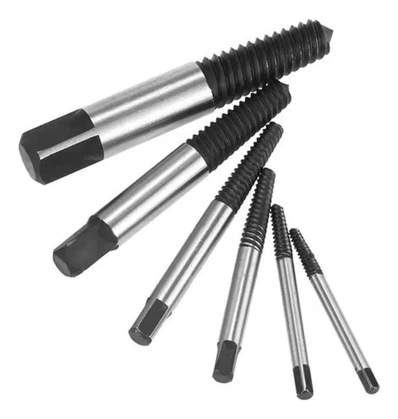 SET HERRAMIENTAS EXTRACTOR 6 PIEZAS TORNILLOS PERNOS DAÑADOS ROTOS - 6
