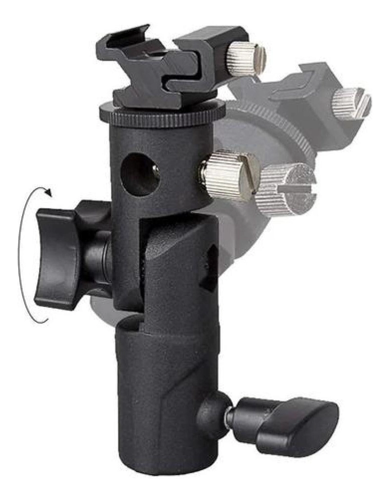 SWIVEL SOPORTE DE ZAPATA PARA FLASH Y PARAGUAS METAL - 8