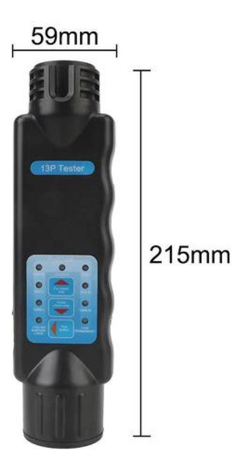 TESTER 7 PIN CIRCUITO CABLEADO LUCES ENCHUFE TRAILER AUTO - 2