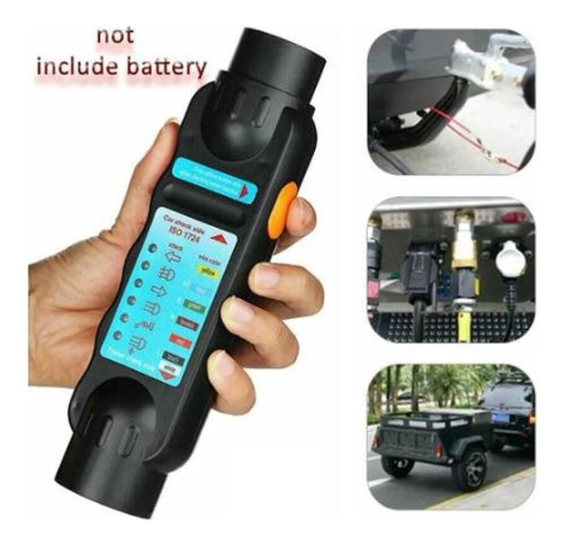TESTER 7 PIN CIRCUITO CABLEADO LUCES ENCHUFE TRAILER AUTO - 6