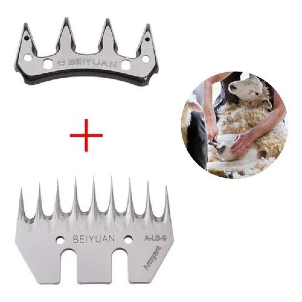 SET REPUESTO CUCHILLO ESQUILADORA 4 Y 9 DIENTES PEINE LANA OVEJA - 3