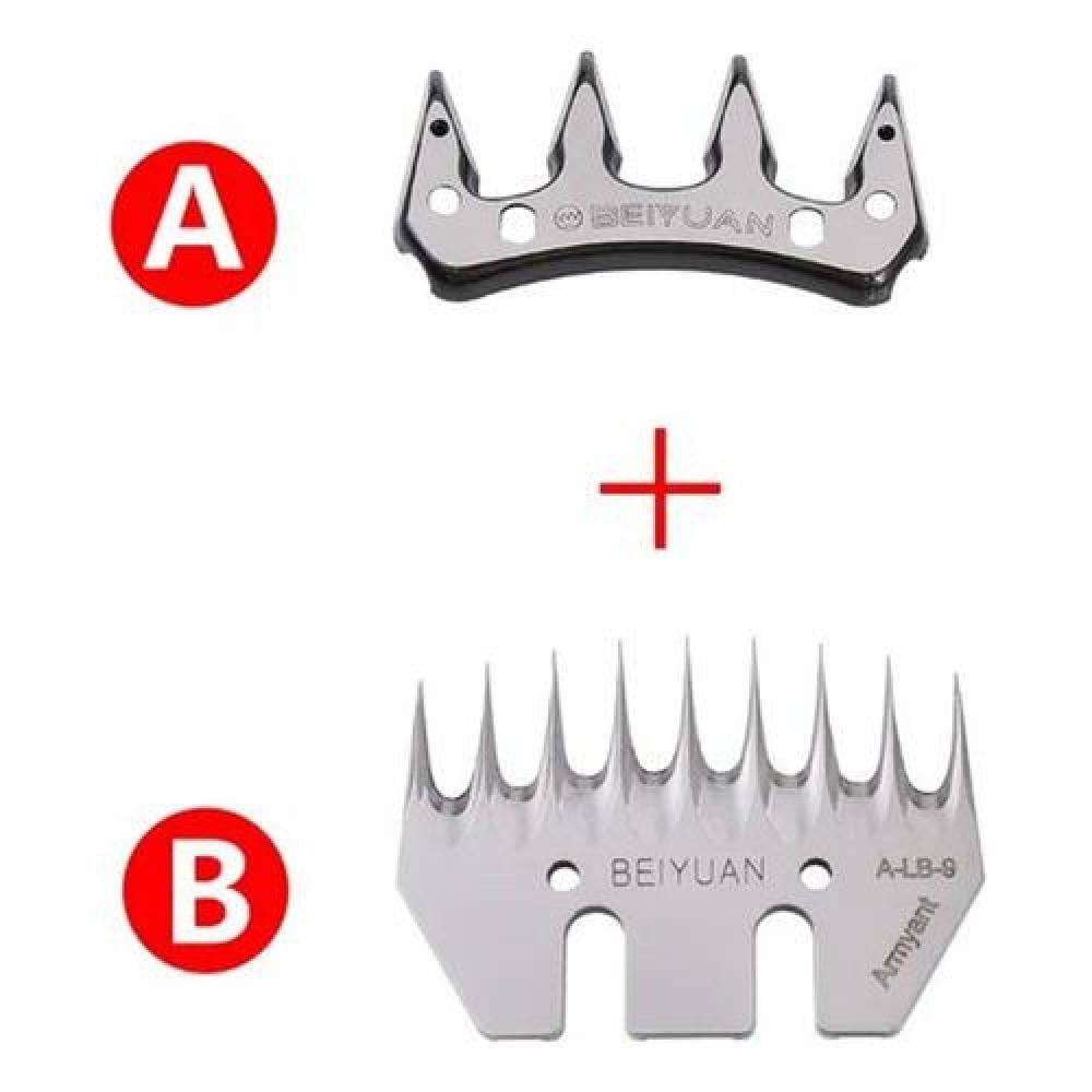 SET REPUESTO CUCHILLO ESQUILADORA 4 Y 9 DIENTES PEINE LANA OVEJA - 5