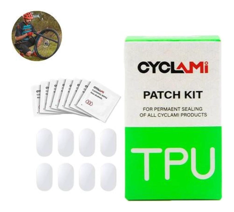 KIT 8 PARCHES COMPATIBLES CON CAMARA TUBOLITO BICICLETA - 1