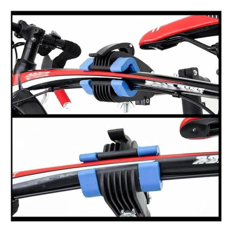 SOPORTE MURAL PARA BICICLETAS 30KG GIRO 360° TIPO PINZA NEGRO - 2
