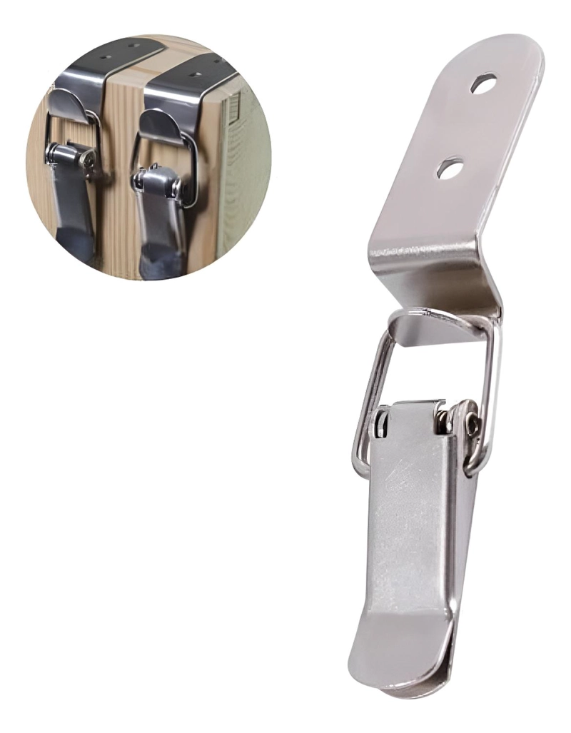 CIERRE CLAMP TIRADOR RAPIDO MECANISMO RESORTE MUEBLES - 1