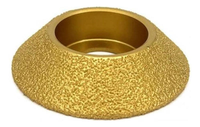 DISCO DIAMANTADO BISELADO 45º ESMERIL GRANITO MARMOL DORADO OSCURO - 4