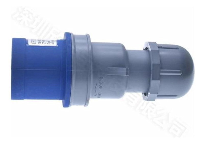 SET ENCHUFE AZUL INDUSTRIAL MACHO Y HEMBRA 3PINES 16A - 2