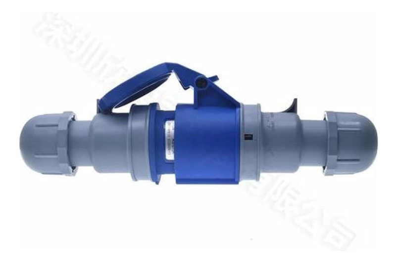 SET ENCHUFE AZUL INDUSTRIAL MACHO Y HEMBRA 3PINES 16A - 7
