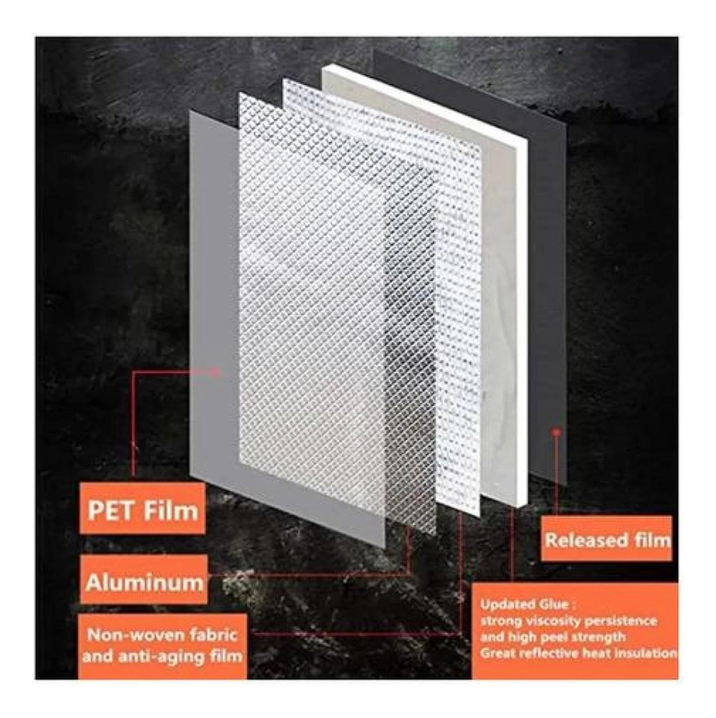 CINTA ADHESIVA REPARACIÓN FILTRACION 5 M X 10 CM SELLADO GOTERA IMPERMEABL TECHO VENTANA 5 M X 10 CM - 6