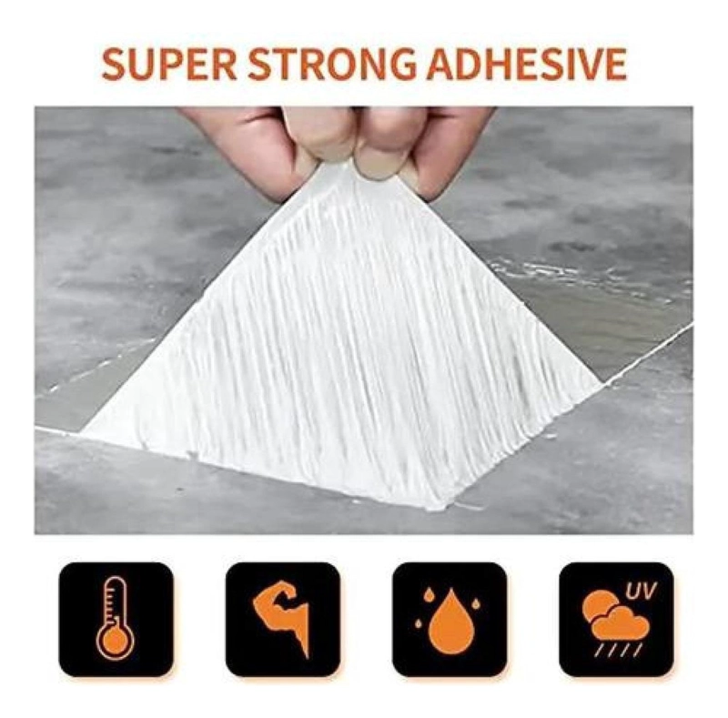 CINTA ADHESIVA REPARACIÓN FILTRACION 5 M X 10 CM SELLADO GOTERA IMPERMEABL TECHO VENTANA 5 M X 10 CM - 7