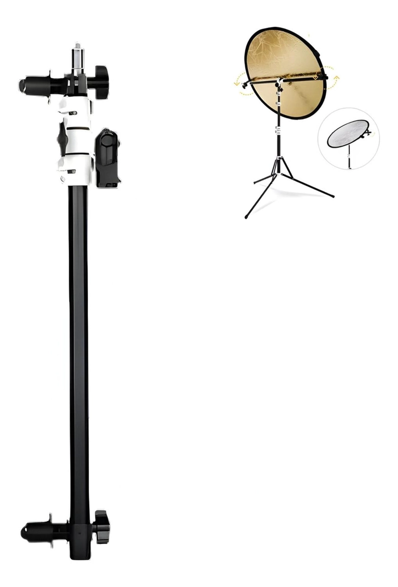 SOPORTE BOOM TELESCOPICO 470-1250 MM REFLECTOR Y FLASH FOTO - 2