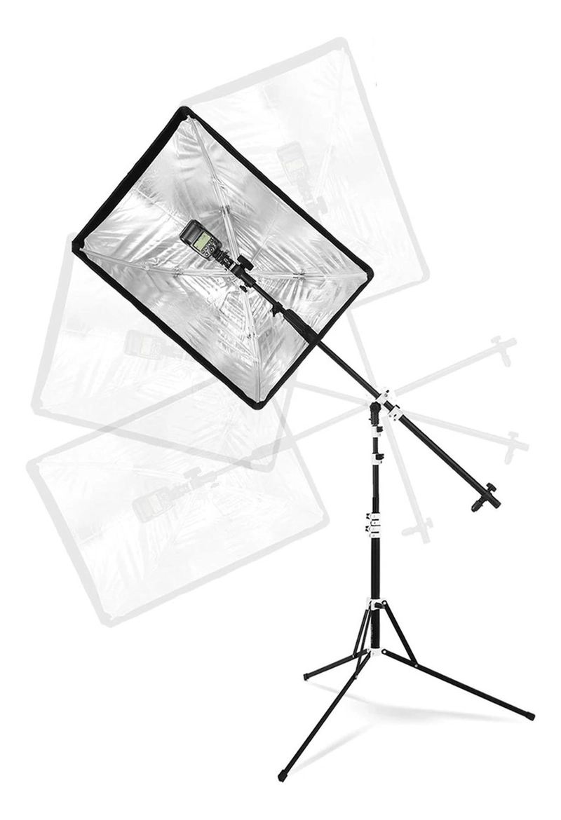 SOPORTE BOOM TELESCOPICO 470-1250 MM REFLECTOR Y FLASH FOTO - 4
