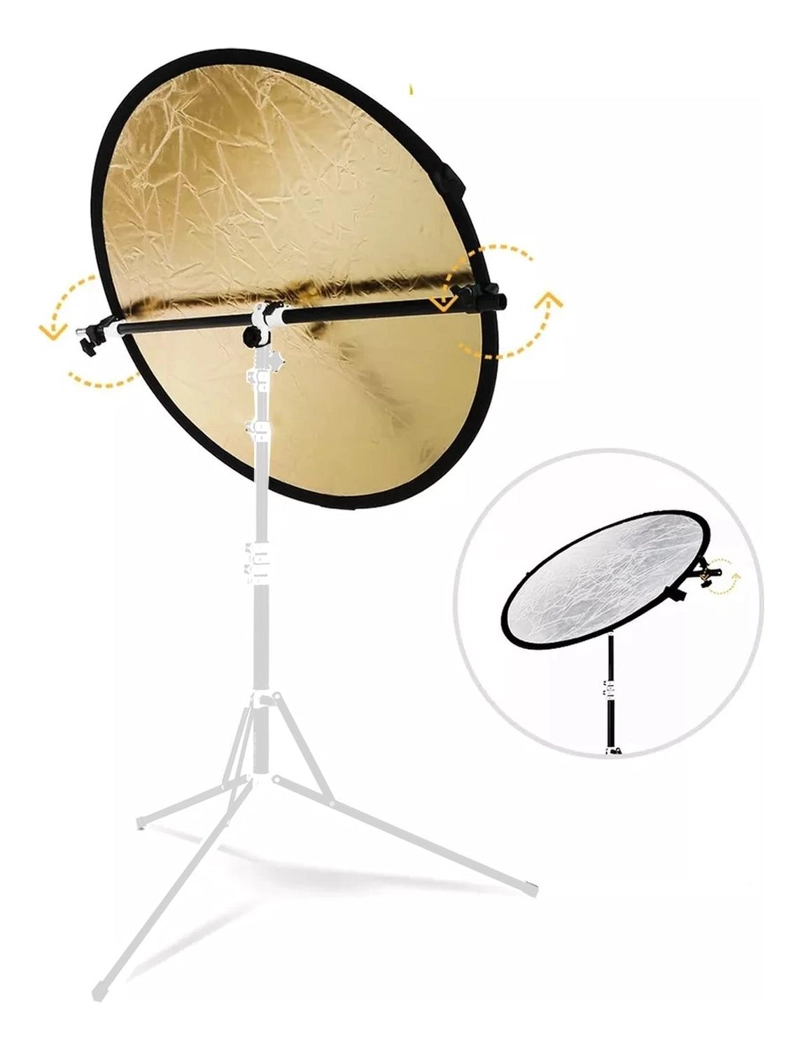 SOPORTE BOOM TELESCOPICO 470-1250 MM REFLECTOR Y FLASH FOTO - 8