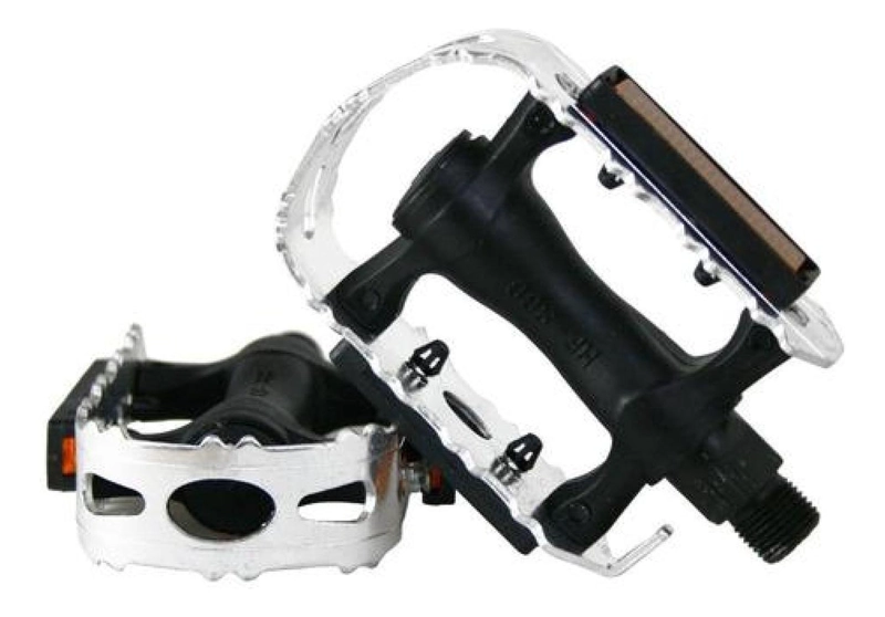 PAR PEDALES BICICLETA UNIVERSAL ALUMINIO ANTIDESLIZANTE MTB - 3