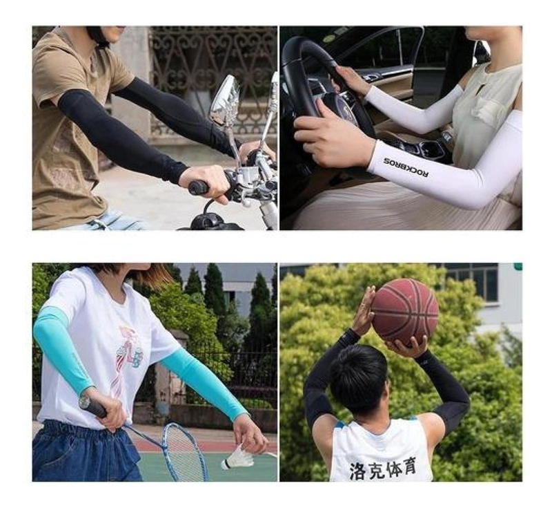 MANGAS ROCKBROS CICLISMO DEPORTES MANEJO UV400 MANGUILLAS - 4