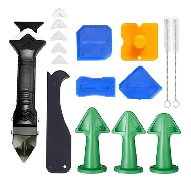 KIT TERMINACIONES SILICONA EN CERÁMICA VIDRIO EJOS AZUL - 1
