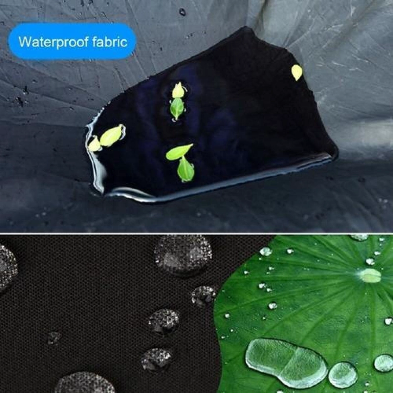 FUNDA DE BICICLETA Y MOTO CON ELASTICOS Y CORREA IMPERMEABLE - NEGRO - 5