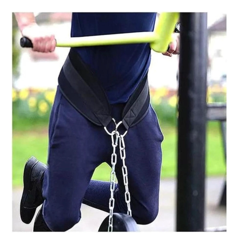 CINTURON LASTRE LEVANTAMIENTO PESAS CALISTENIA GYM FITNESS - 6