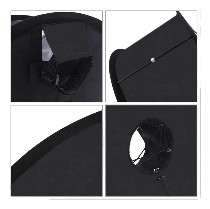 SOFTBOX ANILLO DIFUSOR LUZ CÁMARA PLEGABLE FOTOGRAFIA 45CM - 4