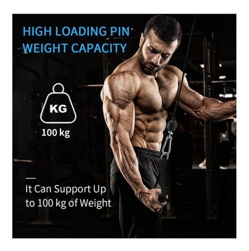 KIT POLEA LEVANTAMIENTO PESO GIMNASIO EN CASA TRICEPS - 7