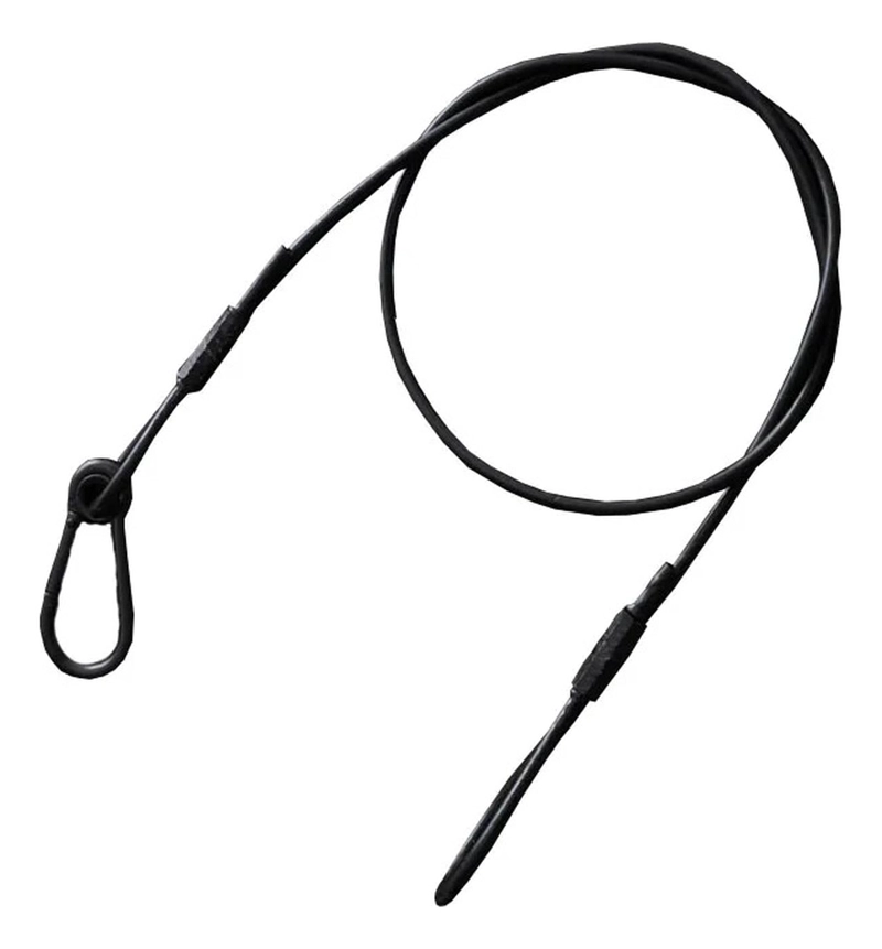 10 CABLES ACERO RECUBIERTO 45KG MULTIFUNCION 1 METRO X 3MM - 3