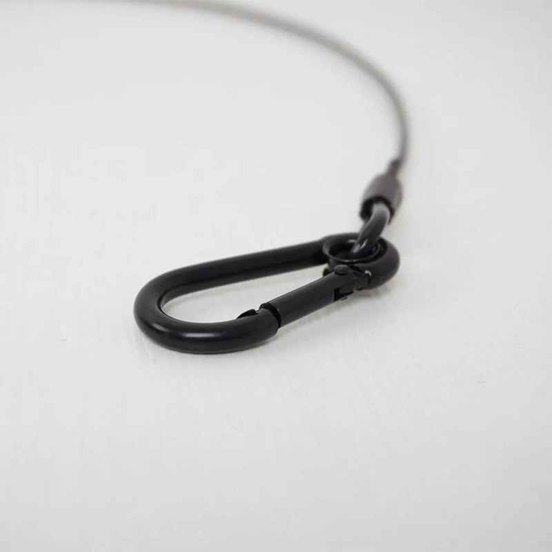 PACK X2 CABLE ACERO RECUBIERTO 60 KG MULTIFUNCIÓN 1 METRO X 5 MM - 4